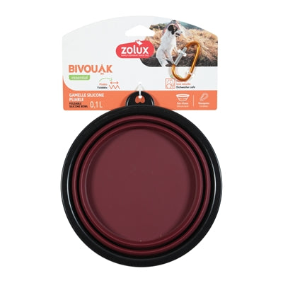 Zolux Bvk Fressnapf Faltbar Silikon Rot